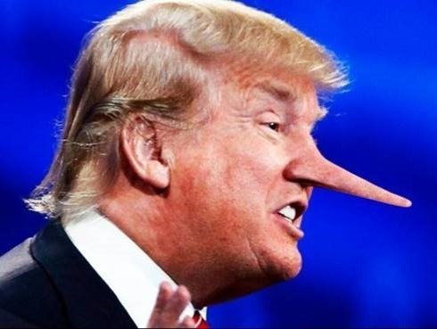 Trump With Pinocchio Nose